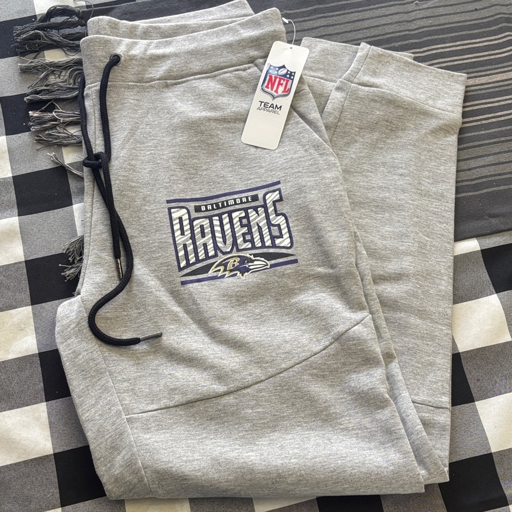 NFL Baltimore Ravens Gray Sweatpants